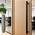 Puxador de Porta Duplo Inox Preto Fosco Perseu para Porta, Vidro, Correr, Pivotante Grego Metal - Imagem 5