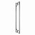 Puxador Duplo Inox Premium 60cm Para Porta Orfeu Portas Madeira, Vidro, Pivotante Grego Metal - Imagem 12