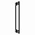 Puxador Duplo Inox Premium 60cm Para Porta Orfeu Portas Madeira, Vidro, Pivotante Grego Metal - Imagem 7