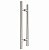 Puxador Duplo de Porta 100cm Aço Inox Tubular Redondo 1.1/2 Polegada Alça Para Portas Grego metal - Imagem 7