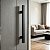 Puxador De Porta Duplo 60cm Inox Premium Rodes Para Portas Madeira, Vidro, Pivotante Grego Metal - Imagem 11