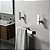 Kit De Acessórios Para Banheiro Patmos Aço Inox Prata Escovado Pia, Box, Lavabo Grego Metal - Imagem 4