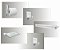 Kit Acessórios para Banheiro Detalhe em Metal Exclusive 5 Peças 702EXA - Imagem 4