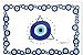canga olho grego 090 personalizada - Imagem 1