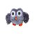 Brinquedo Pelúcia Coruja Cinza HomePet Único - Imagem 1