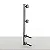 Torre para vidro modelo Paris Premium - aço inox - Imagem 2
