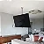 Suporte Giratório de Teto para TV - Modelo UP (UNIVERSAL), com regulagem - aço inox - Imagem 1