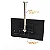 Suporte Giratório de Teto para TV - Modelo UP (UNIVERSAL), com regulagem - aço inox - Imagem 5