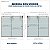 Kit box Malta (modelo de canto c/ perfil quadrado e roldanas aparentes - fixação na alvenaria) - aço inox - Imagem 6