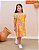 Vestido Infantil Flores Amarelo - Imagem 2