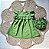 Vestido Baby Doce Infância Verde Oliva - Imagem 1