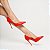 Carrano - Scarpin Loretta Salto Alto Fino Em Couro Vermelho - Imagem 5