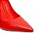 Carrano - Scarpin Loretta Salto Alto Fino Em Couro Vermelho - Imagem 4