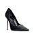 Carrano - Scarpin Loretta Salto Alto Fino em Couro Preto - Imagem 2
