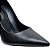 Carrano - Scarpin Loretta Salto Alto Fino em Couro Preto - Imagem 4