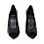 Carrano - Peep Toe Salto Alto Couro Preto - Imagem 3