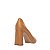 Carrano - Scarpin Emma Salto Oval Couro Marrom Desert Camel - Imagem 3