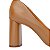 Carrano - Scarpin Emma Salto Oval Couro Marrom Desert Camel - Imagem 4