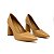 Carrano - Scarpin Salto Alto Oval em Couro Peanut - Imagem 2