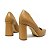 Carrano - Scarpin Salto Alto Oval em Couro Peanut - Imagem 4
