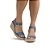 Offline - Sandalia Anabella Indigo Jeans bico Quadrado - Imagem 2