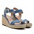Offline - Sandalia Anabella Indigo Jeans bico Quadrado - Imagem 1