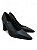 Seu Sapato - Scarpin Couro Preto Salto bloco - Imagem 3