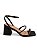 Offline - Sandalia Salto Bloco com tiras strass - Imagem 1