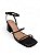 Offline - Sandalia Salto Bloco com tiras strass - Imagem 2