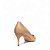 Carrano - Scarpin Valentina Salto fino medio Couro Bege   Crema 439012 Cab0144 - Imagem 3
