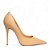 Carrano - Scarpin Loretta Salto Fino Couro Crema - Imagem 1