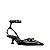 Carrano - Scarpin Slingback Tachas Couro Verniz Preto - Imagem 3