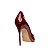 Carrano - Scarpin Loretta Salto Fino Couro Verniz Vinho Syrah - Imagem 3