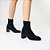 Carrano - Bota Meio Salto Bloco Knit Preto - Imagem 5