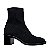 Carrano - Bota Meio Salto Bloco Knit Preto - Imagem 1