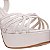 Carrano - Sandalia Plataforma Multi Tiras Couro Off White Lait - Imagem 4