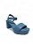 Carrano - Sandalia Basic Salto Bloco Couro Azul - Imagem 2