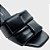 Carrano - Open Mule Puffy Salto Wave Couro Preto - Imagem 4