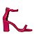 Carrano - Sandalia Puffy Tiras Salto Bloco Fucsia - Imagem 1