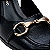 Carrano - Scarpin Slingback Loafer Bridão Couro Preto - Imagem 4