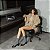 Carrano - Scarpin Slingback Loafer Bridão Couro Preto - Imagem 6