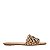 Carrano - Flat Tela Crystal Couro Suede Dourado - Imagem 1