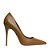 Carrano - Scarpin Loretta Salto Fino Couro Marrom Honey - Imagem 1