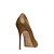 Carrano - Scarpin Loretta Salto Fino Couro Marrom Honey - Imagem 3
