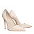 Carrano - Sacarpin Loretta Salto Fino Couro Off White Lait - Imagem 2