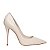 Carrano - Sacarpin Loretta Salto Fino Couro Off White Lait - Imagem 1