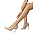 Carrano - Scarpin Loretta Salto Fino Couro Bege Bella - Imagem 4