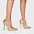 Carrano - Scarpin Loretta Salto Fino Couro Dourado - Imagem 4