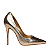 Carrano - Scarpin Loretta Salto Fino Couro Dourado - Imagem 1