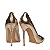 Carrano - Scarpin Loretta Salto Fino Couro Dourado - Imagem 3